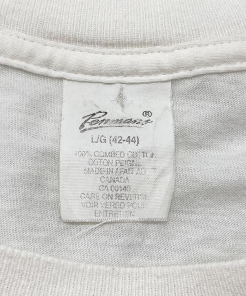 Pemnais（プマニス）Pemnais (プマニス) カナダ製企業プリントTシャツ/Graphic T-shirt ホワイト サイズ:Lの古着・服飾アイテム