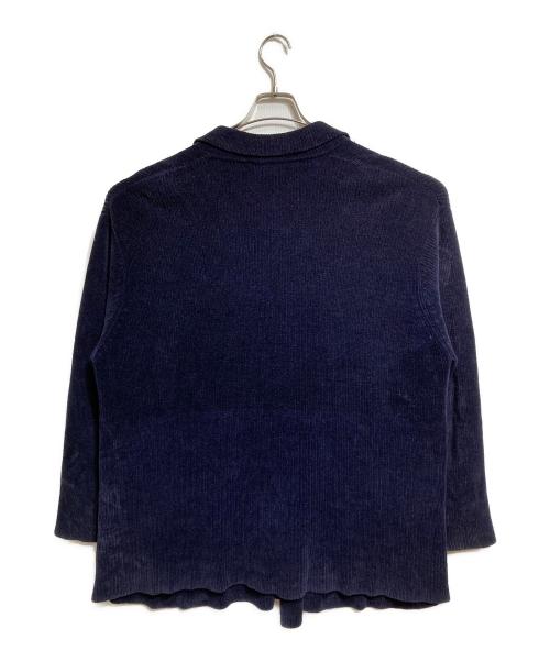 LAUREN RALPH LAUREN（ローレン ラルフ ローレン）LAUREN RALPH LAUREN (ローレン ラルフ ローレン) レーヨン混ニットブレザー/Rayon-blend knit blazer ネイビー サイズ:Lの古着・服飾アイテム