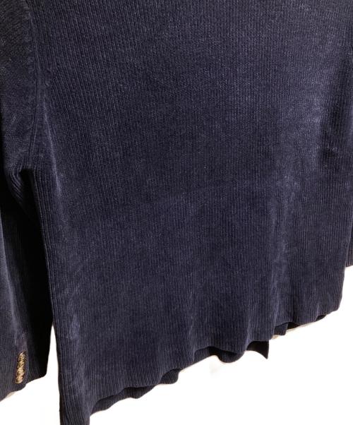 LAUREN RALPH LAUREN（ローレン ラルフ ローレン）LAUREN RALPH LAUREN (ローレン ラルフ ローレン) レーヨン混ニットブレザー/Rayon-blend knit blazer ネイビー サイズ:Lの古着・服飾アイテム