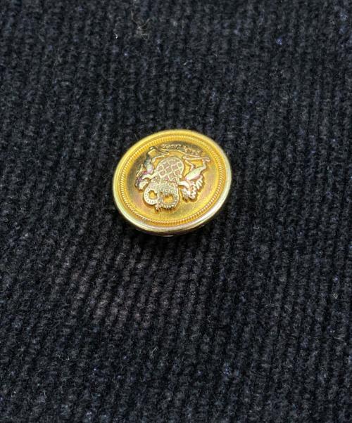 LAUREN RALPH LAUREN（ローレン ラルフ ローレン）LAUREN RALPH LAUREN (ローレン ラルフ ローレン) レーヨン混ニットブレザー/Rayon-blend knit blazer ネイビー サイズ:Lの古着・服飾アイテム