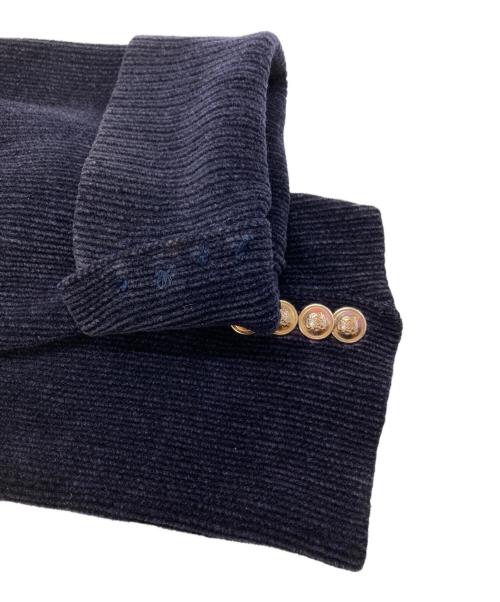 LAUREN RALPH LAUREN（ローレン ラルフ ローレン）LAUREN RALPH LAUREN (ローレン ラルフ ローレン) レーヨン混ニットブレザー/Rayon-blend knit blazer ネイビー サイズ:Lの古着・服飾アイテム