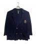 LAUREN RALPH LAUREN（ローレン ラルフ ローレン）の古着「レーヨン混ニットブレザー/Rayon-blend knit blazer」｜ネイビー