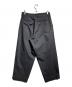 KOLOR (カラー) タック テーパード ピンストライプ スラックス/Wool polyester pleated tapered pinstripe trousers グレー サイズ:1：10000円