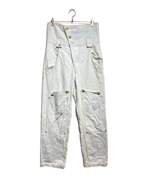 PLASTICPRODUCT（プラスティックプロダクト）PLASTICPRODUCT (プラスティックプロダクト) MPa SINGLE WAIST POCKET PANTS/MPa シングルウエストポケットパンツ インディゴ サイズ:Mの古着・服飾アイテム