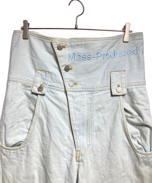 PLASTICPRODUCT（プラスティックプロダクト）PLASTICPRODUCT (プラスティックプロダクト) MPa SINGLE WAIST POCKET PANTS/MPa シングルウエストポケットパンツ インディゴ サイズ:Mの古着・服飾アイテム