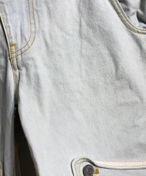 PLASTICPRODUCT（プラスティックプロダクト）PLASTICPRODUCT (プラスティックプロダクト) MPa SINGLE WAIST POCKET PANTS/MPa シングルウエストポケットパンツ インディゴ サイズ:Mの古着・服飾アイテム