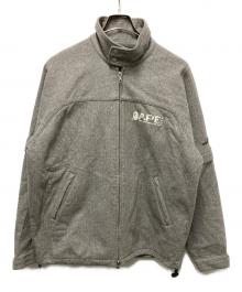 A BATHING APE（アベイシングエイプ）の古着「WINDSTOPPER  WOOL JACKET」｜グレー