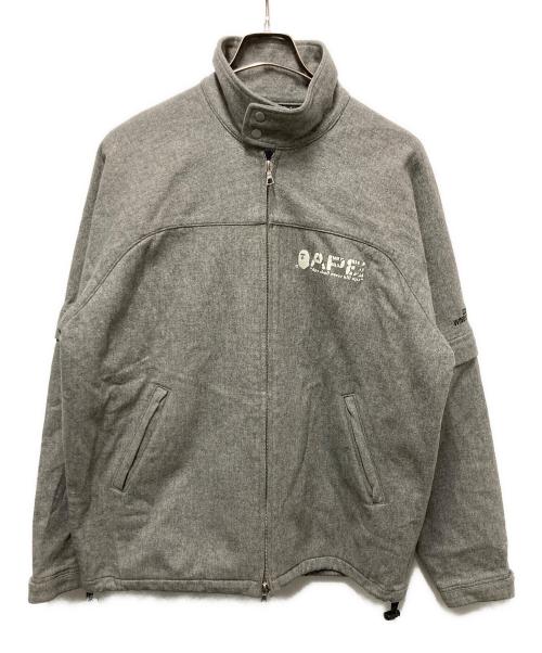 A BATHING APE（アベイシングエイプ）A BATHING APE (アベイシングエイプ) WINDSTOPPER  WOOL JACKET グレー サイズ:Mの古着・服飾アイテム