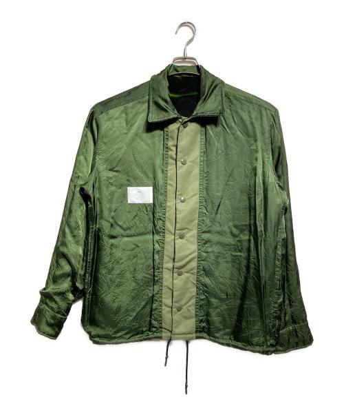 TOGA VIRILIS（トーガ ビリリース）TOGA VIRILIS (トーガ ビリリース) リバーシブルコーチジャケット/Reversible Coach Jacket カーキ サイズ:46の古着・服飾アイテム