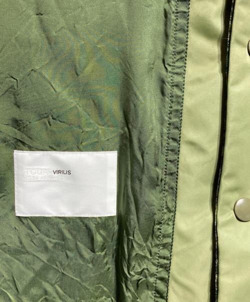 TOGA VIRILIS（トーガ ビリリース）TOGA VIRILIS (トーガ ビリリース) リバーシブルコーチジャケット/Reversible Coach Jacket カーキ サイズ:46の古着・服飾アイテム