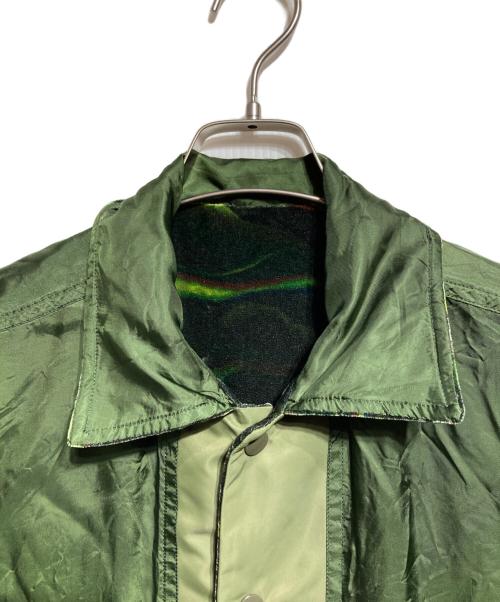 TOGA VIRILIS（トーガ ビリリース）TOGA VIRILIS (トーガ ビリリース) リバーシブルコーチジャケット/Reversible Coach Jacket カーキ サイズ:46の古着・服飾アイテム