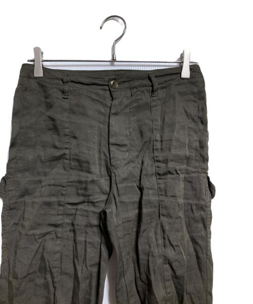 U-Ni-Ty（ユニティ）U-Ni-Ty (ユニティ) 10 corso como COMME des GARCONS (ディエチコルソコモ・コムデギャルソン) リネンパンツ/LinenPants カーキ サイズ:44の古着・服飾アイテム