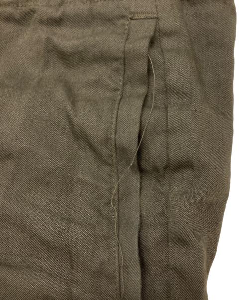 U-Ni-Ty（ユニティ）U-Ni-Ty (ユニティ) 10 corso como COMME des GARCONS (ディエチコルソコモ・コムデギャルソン) リネンパンツ/LinenPants カーキ サイズ:44の古着・服飾アイテム