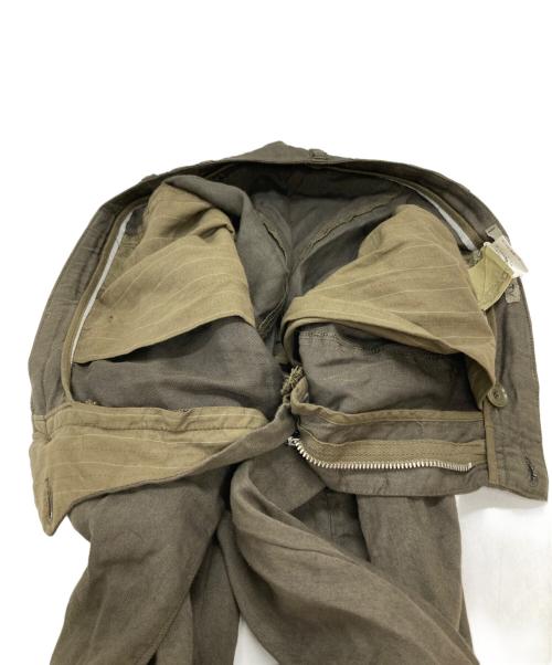 U-Ni-Ty（ユニティ）U-Ni-Ty (ユニティ) 10 corso como COMME des GARCONS (ディエチコルソコモ・コムデギャルソン) リネンパンツ/LinenPants カーキ サイズ:44の古着・服飾アイテム