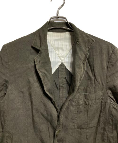 U-Ni-Ty（ユニティ）U-Ni-Ty (ユニティ) 10 corso como COMME des GARCONS (ディエチコルソコモ・コムデギャルソン) リネンジャケット カーキ サイズ:不明の古着・服飾アイテム