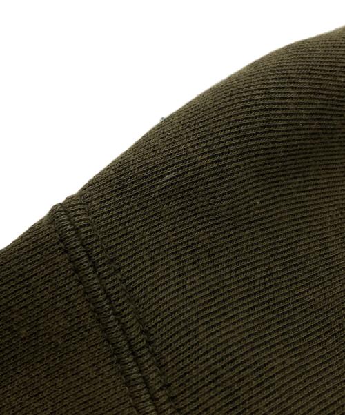 COMME des GARCONS（コムデギャルソン）COMME des GARCONS (コムデギャルソン) 変形スウェットカットソー/Sweatshirt ブラック×オリーブ サイズ:Sの古着・服飾アイテム