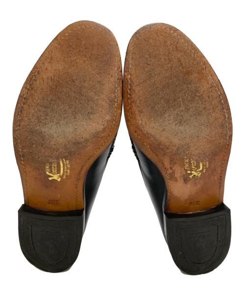 REGAL（リーガル）REGAL (リーガル) コブラヴァンプローファー/Cobra Vamp Loafers ブラック サイズ:25EEの古着・服飾アイテム