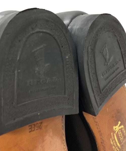 REGAL（リーガル）REGAL (リーガル) コブラヴァンプローファー/Cobra Vamp Loafers ブラック サイズ:25EEの古着・服飾アイテム
