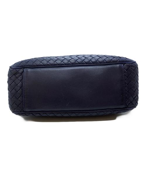 BOTTEGA VENETA（ボッテガベネタ）BOTTEGA VENETA (ボッテガベネタ) イントレチャート2WAYバッグ ネイビーの古着・服飾アイテム