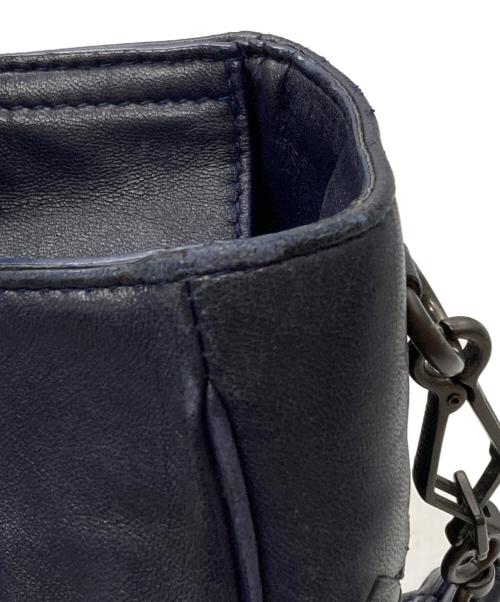 BOTTEGA VENETA（ボッテガベネタ）BOTTEGA VENETA (ボッテガベネタ) イントレチャート2WAYバッグ ネイビーの古着・服飾アイテム