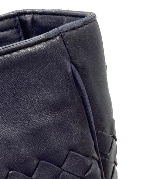 BOTTEGA VENETA（ボッテガベネタ）BOTTEGA VENETA (ボッテガベネタ) イントレチャート2WAYバッグ ネイビーの古着・服飾アイテム