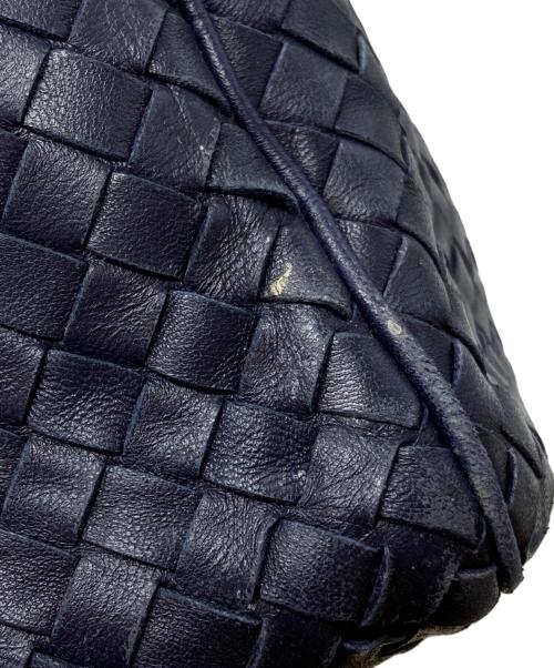 BOTTEGA VENETA（ボッテガベネタ）BOTTEGA VENETA (ボッテガベネタ) イントレチャート2WAYバッグ ネイビーの古着・服飾アイテム