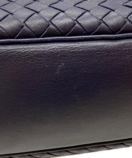 BOTTEGA VENETA（ボッテガベネタ）BOTTEGA VENETA (ボッテガベネタ) イントレチャート2WAYバッグ ネイビーの古着・服飾アイテム