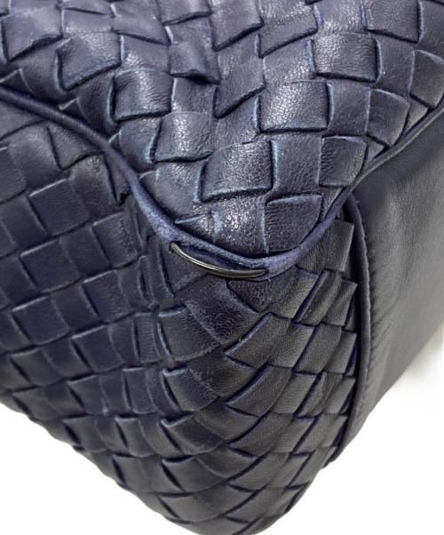 BOTTEGA VENETA（ボッテガベネタ）BOTTEGA VENETA (ボッテガベネタ) イントレチャート2WAYバッグ ネイビーの古着・服飾アイテム