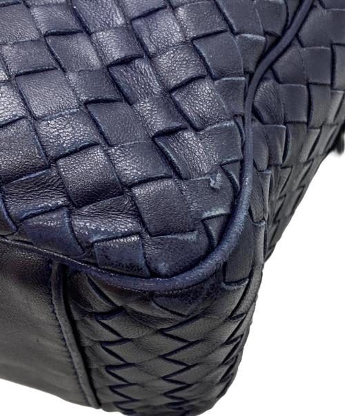 BOTTEGA VENETA（ボッテガベネタ）BOTTEGA VENETA (ボッテガベネタ) イントレチャート2WAYバッグ ネイビーの古着・服飾アイテム