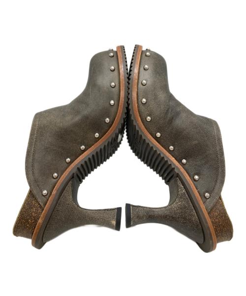 DIESEL（ディーゼル）DIESEL (ディーゼル) D-WOODSTOCK ML CLOG W/ウッドストック ミュールクロッグ ブラウン サイズ:37の古着・服飾アイテム