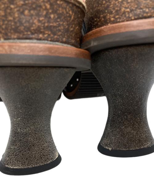 DIESEL（ディーゼル）DIESEL (ディーゼル) D-WOODSTOCK ML CLOG W/ウッドストック ミュールクロッグ ブラウン サイズ:37の古着・服飾アイテム