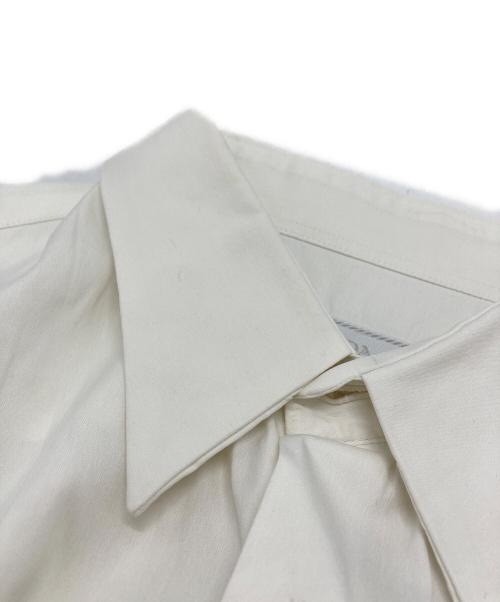 PRADA（プラダ）PRADA (プラダ) ポプリンストレッチ ドレスシャツ ホワイト サイズ:41の古着・服飾アイテム