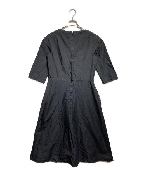 COMME des GARCONS COMME des GARCONS（コムデギャルソン コムデギャルソン）COMME des GARCONS COMME des GARCONS (コムデギャルソン コムデギャルソン) シワ加工ポリエステルワンピース/Crinkled polyester dress ブラック サイズ:Sの古着・服飾アイテム