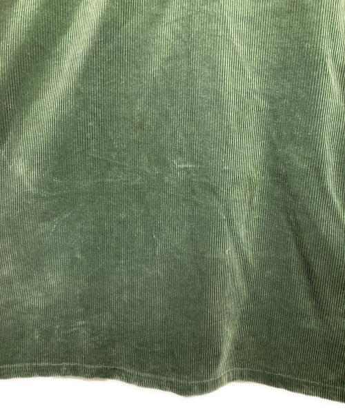 Graphpaper（グラフペーパー）Graphpaper (グラフペーパー) Suvin Corduroy Collarless Jacket/スヴィン コーデュロイノーカラージャケット グリーン サイズ:2の古着・服飾アイテム