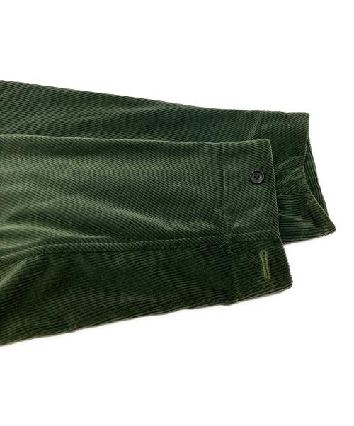 Graphpaper（グラフペーパー）Graphpaper (グラフペーパー) Suvin Corduroy Collarless Jacket/スヴィン コーデュロイノーカラージャケット グリーン サイズ:2の古着・服飾アイテム
