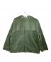 Graphpaper（グラフペーパー）の古着「Suvin Corduroy Collarless Jacket/スヴィン コーデュロイノーカラージャケット」｜グリーン