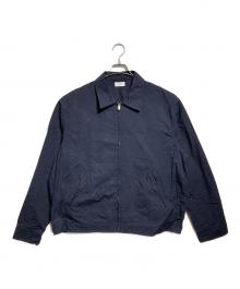UNUSED（アンユーズド）の古着「GINGHAM CHECK BLOUSE/ギンガムチェックブラウス」｜ネイビー