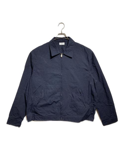 UNUSED（アンユーズド）UNUSED (アンユーズド) GINGHAM CHECK BLOUSE/ギンガムチェックブラウス ネイビー サイズ:3の古着・服飾アイテム
