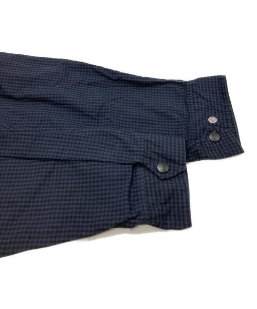 UNUSED（アンユーズド）UNUSED (アンユーズド) GINGHAM CHECK BLOUSE/ギンガムチェックブラウス ネイビー サイズ:3の古着・服飾アイテム