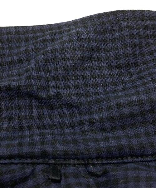 UNUSED（アンユーズド）UNUSED (アンユーズド) GINGHAM CHECK BLOUSE/ギンガムチェックブラウス ネイビー サイズ:3の古着・服飾アイテム