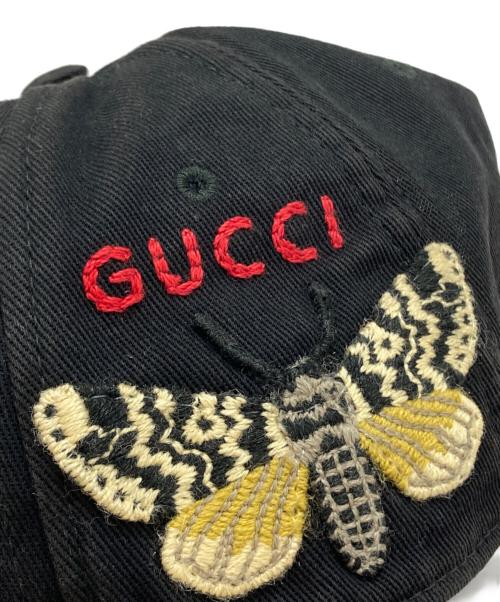 GUCCI（グッチ）GUCCI (グッチ) New Era (ニューエラ) キャップ/Cap ブラックの古着・服飾アイテム