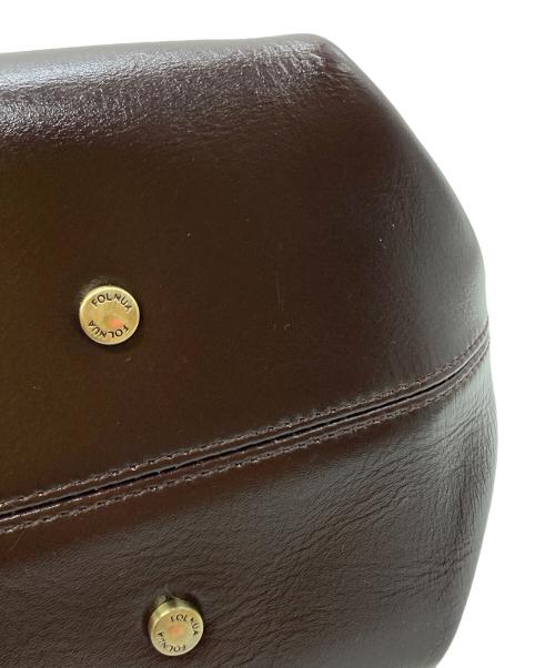 FOLNUA（フォルニュア）FOLNUA (フォルニュア) BATEAU BAG MAROON/VINTAGE マロンの古着・服飾アイテム