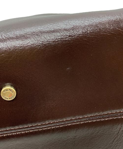 FOLNUA（フォルニュア）FOLNUA (フォルニュア) BATEAU BAG MAROON/VINTAGE マロンの古着・服飾アイテム