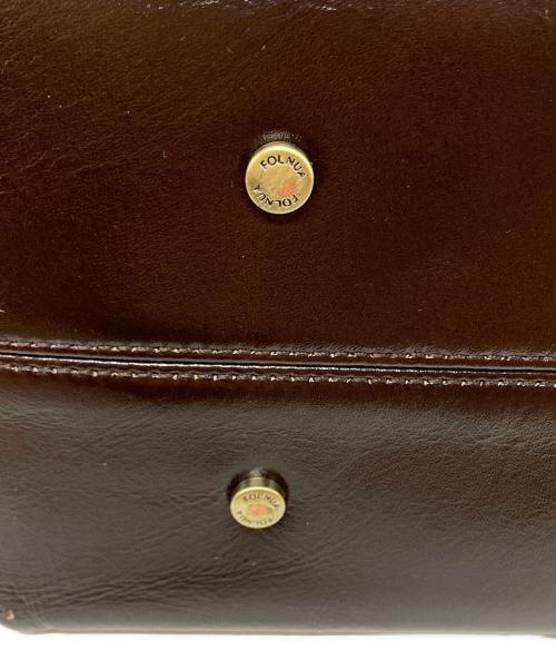 FOLNUA（フォルニュア）FOLNUA (フォルニュア) BATEAU BAG MAROON/VINTAGE マロンの古着・服飾アイテム