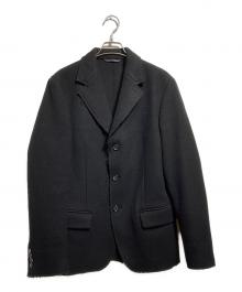 PRADA（プラダ）の古着「カットオフウール3Bジャケット」｜ブラック