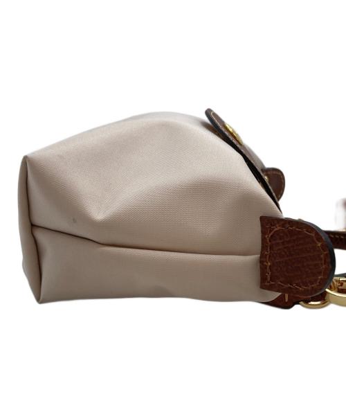 LONGCHAMP（ロンシャン）LONGCHAMP (ロンシャン) ル プリアージュ XS/Le Pliage XS ベージュ×ブラウンの古着・服飾アイテム