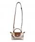 LONGCHAMP (ロンシャン) ル プリアージュ XS/Le Pliage XS ベージュ×ブラウン：12000円