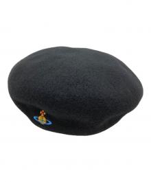 Vivienne Westwood（ヴィヴィアンウエストウッド）の古着「ベレー帽/Beret」｜ブラック