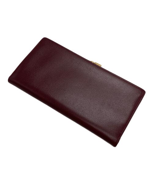 Cartier（カルティエ）Cartier (カルティエ) マストドゥカルティエ 三つ折り長財布/Must de Cartier ブラウンの古着・服飾アイテム