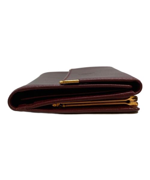 Cartier（カルティエ）Cartier (カルティエ) マストドゥカルティエ 三つ折り長財布/Must de Cartier ブラウンの古着・服飾アイテム